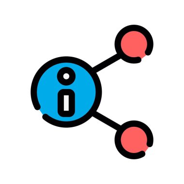Kimyasal molekül ikonu. beyaz üzerinde izole edilmiş kimyasal molekül vektör simgesi rengi