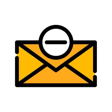 e- posta simgesi. ana posta posta posta vektör rengi düz izole