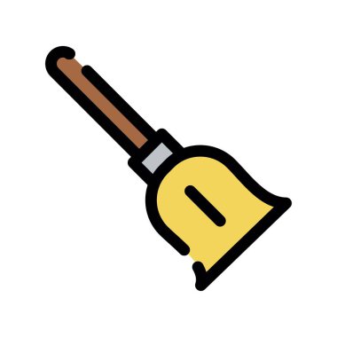 süpürge dolu vektör simgesi tasarımı