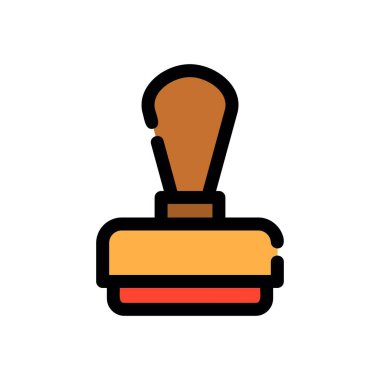 fırça simgesi, vektör illüstrasyonu