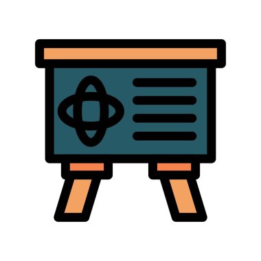 mobilya doldurulmuş simge, özet biçimi