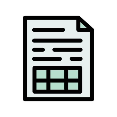 Web sayfası simgesi, ana hat vektör biçimi