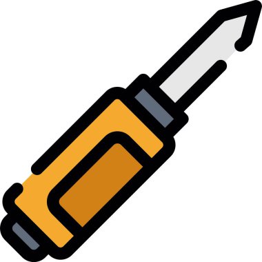 Şırınga web simgesi vektör çizimi