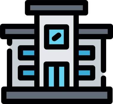 kutu teslim paketi simgesi - taslak biçimi