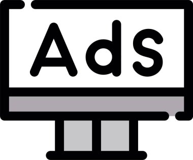 reklam işi pazarlama simgesi