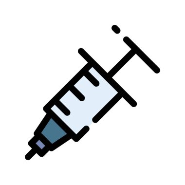 Şırınga ikonu vektör çizimi çizimi