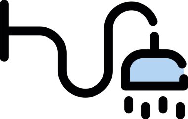 su damlası simgesi, basit tasarım illüstrasyonu