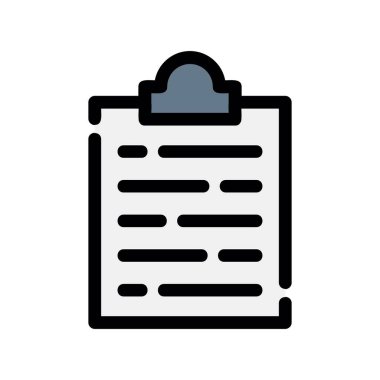 belge simgesi vektör illüstrasyonu