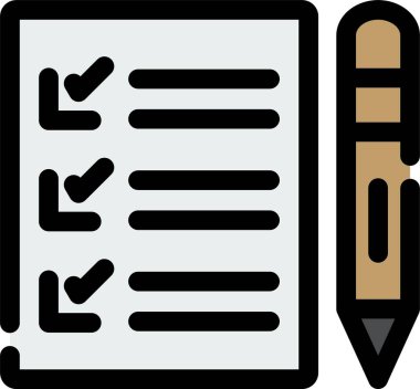 Bir pano simgesinin vektör illüstrasyonu