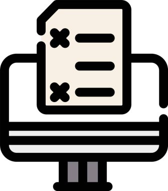 dosya silme hatası simgesi ana hat biçiminde