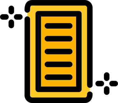 Belge. Web simgesi basit illüstrasyon