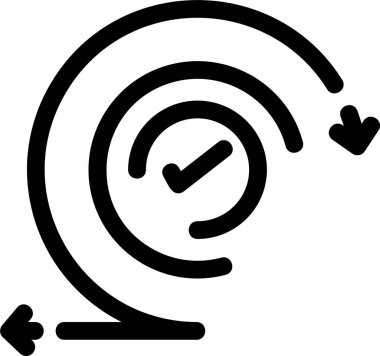 Hedef simgesini anahat tarzı