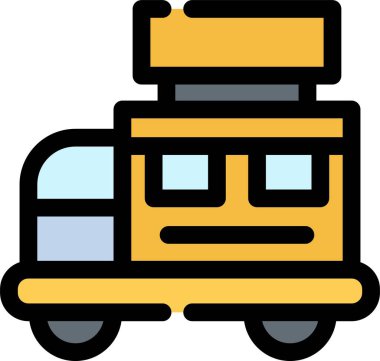 taşıma simgesi, vektör illüstrasyonu