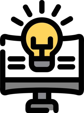 ampul fikri yaratıcılık simgesi