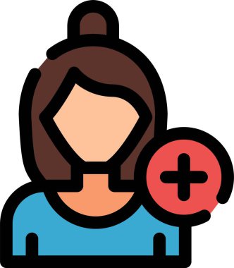 Hasta ve hastası olan bir kadın hasta.