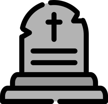 mezar mezar ölüm ikonu