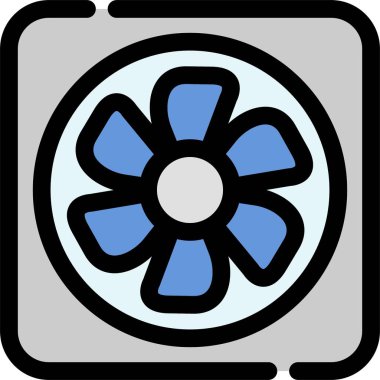 Çiçek ikonu doldurulmuş - özet biçiminde