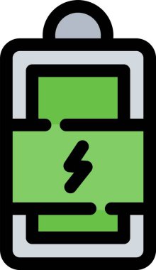 pil simgesi, vektör illüstrasyon tasarımı