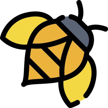 Arı bal simgesi ile doldurulmuş - özet biçimi