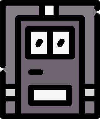 Robot web simgesi, basit vektör illüstrasyonu