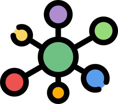 dosya dizini biçiminde bağlantı ağı simgesi