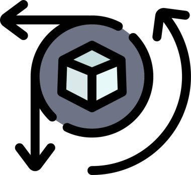 ok simgesi vektör illüstrasyonu