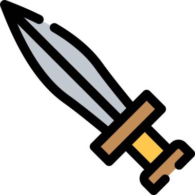 Bıçak. Web simgesi basit illüstrasyon