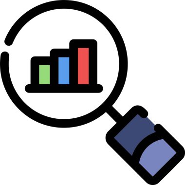 analitik işletme finans simgesi - taslak biçimi