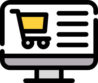 Sepet taslak biçiminde simge satın al