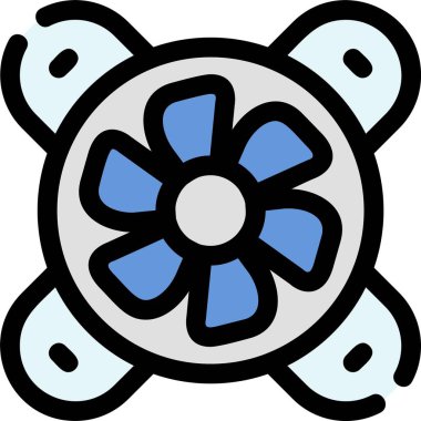 çiçek simgesi vektör illüstrasyonu