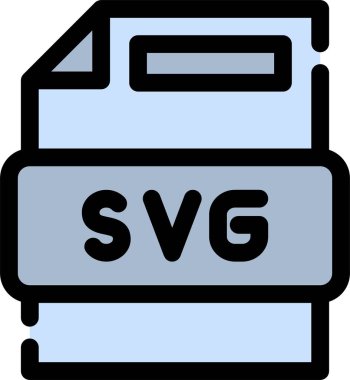 file format icon, simple vector illustration