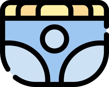 fincan kahve simgesi renk ana hatları vektörü