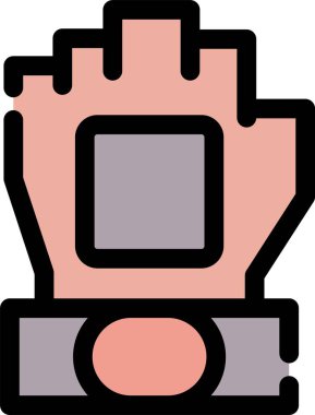 Boks eldiveni simgesi - taslak biçimi