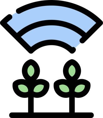 bitki ikonu. Basit resimleme