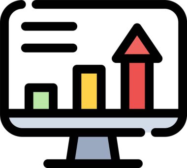 analitik grafik çizelgesi simgesi