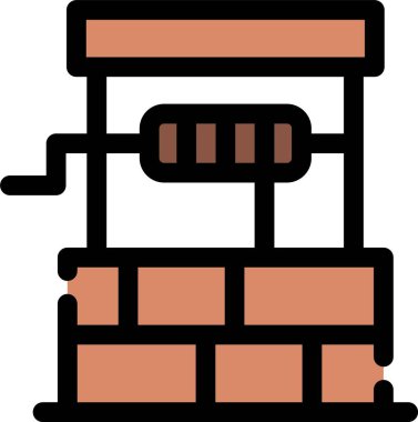 bina simgesi, vektör illüstrasyonu basit tasarım