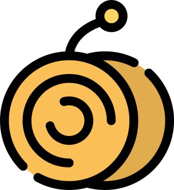 Sonbahar kabak simgesi, anahat stili