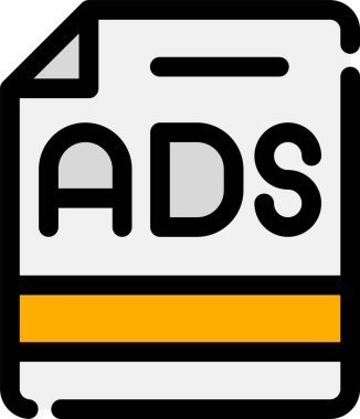 Tarayıcı reklam ekommerce simgesi - ana hatları biçiminde