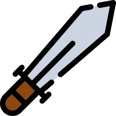 silah bıçak silahı simgesi