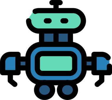 Yapay zeka robot simgesi