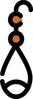 Tek bir simgenin vektör illüstrasyonu