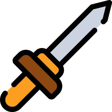 kılıç web vektör illüstrasyonu