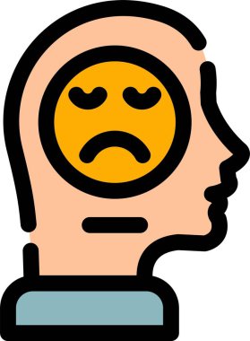 duygusal yüz ikonu. Beyaz arkaplanda izole edilmiş web tasarımı için yüz vektör simgesi