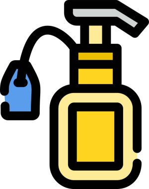 Sprey sprey şişesi simgesi - taslak biçiminde