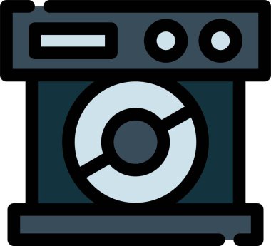 Kamera. Web simgesi basit illüstrasyon