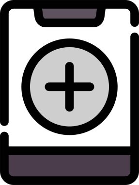 Pil. Web simgesi basit illüstrasyon