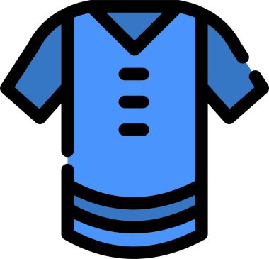 Kıyafetler. Web simgesi basit illüstrasyon