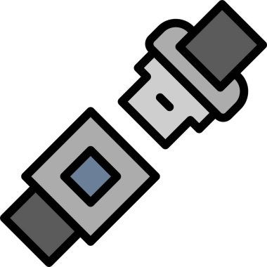 kamera lensi fotoğrafçılık simgesi - taslak biçimi