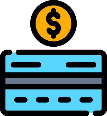 Nakit para dolar simgesi - taslak biçimi