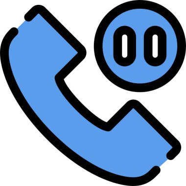 Telefon simgesi vektör illüstrasyonu